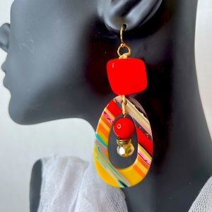 New Striped Earrings